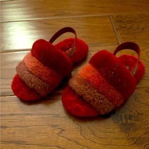 Fluff UGG Sandals for Little Girl- Size 12